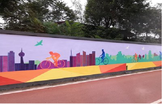 威远墙体彩绘-围墙