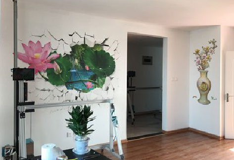 威远墙体彩绘相比墙纸的优势。